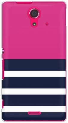 Segunda pele Plain Border Pink Design por ROTM/para Xperia Ul Sol22/Au ASOL22-PCCL-202-Y386