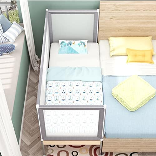Cama de costura infantil, amplia a cama lateral do recém -nascido garoto de madeira macia menino aumenta o