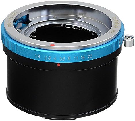 Adaptador de montagem da lente Fotodiox Pro, para lente Mamiya Ze para Fujifilm X-Mount Câmeras sem