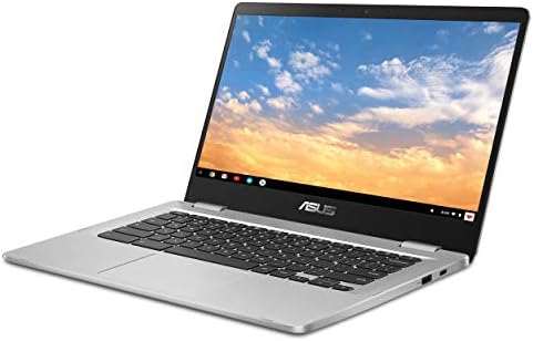 ASUS Chromebook C423 14,0 FHD NanoEdge -Display -Chith 180 graus -Intel Celeron N3350 -Processor, 4GB -RAM, 64GB EMMC Storage, Silver, C423Ne -IS44f