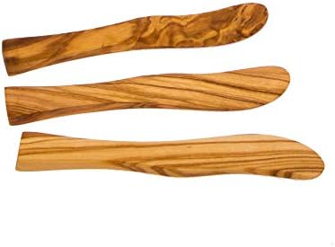 Espalhadores de madeira para crianças/pequenas facas de manteiga feitas à mão de Wood Wood - Jam/queijo/espalhadores