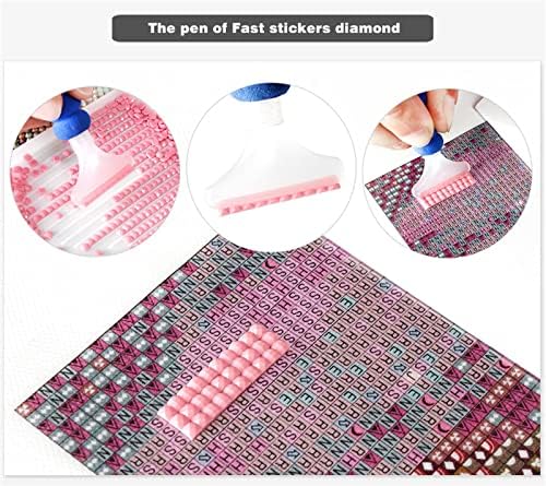 Kits de pintura de diamante DIY 5D para adultos, pinturas de bordados de broca completa de broca de broca
