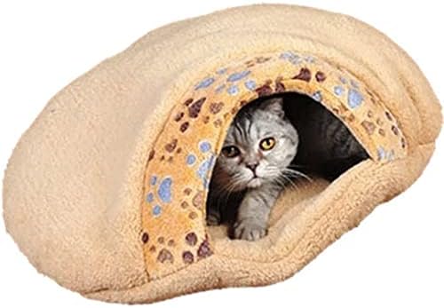 Camas de gato pita para gatos internos de folga - caverna de gato de gato pequeno - casas de gatos para gatos internos - casa de gato de cachorro pequeno - Camas de gato e móveis - cama de gatinho de gatinho cama de coelho - cava.