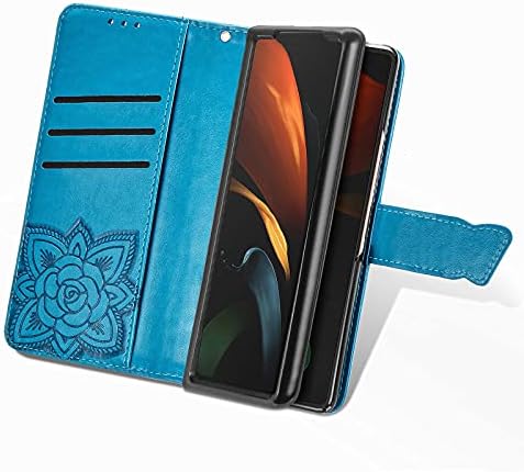 Memaxelus Premium Flip Case para Samsung Galaxy Z Fold 4 Caso, Galaxy Z Fold 4 Caixa da carteira de caixa