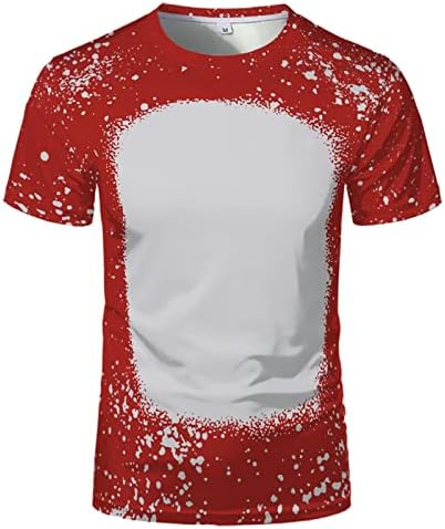 Camisetas masculinas Tamanho Grande Camiseta em branco Grande Transferência de calor Sublimação Camisetas