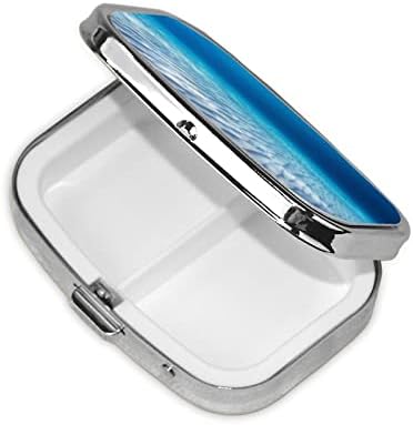 Ocean Pill Box 2 Compartamento Medicina Case Pílico Organizador Portátil de Pílula para Pocket Travel