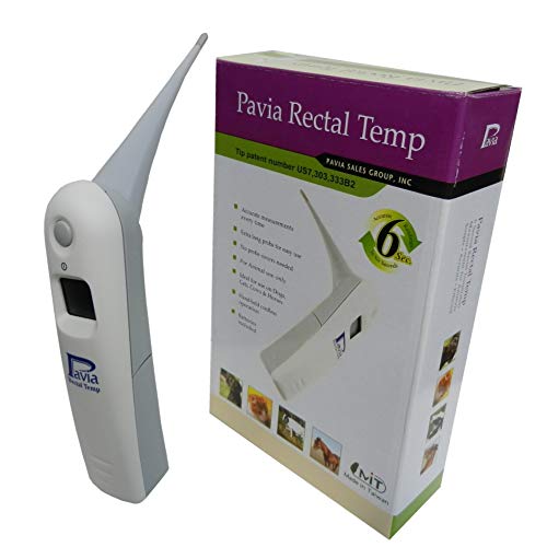 Termômetro veterinário de Pavia. O termômetro veterinário rápido fornece temperaturas precisas em apenas 6 segundos.