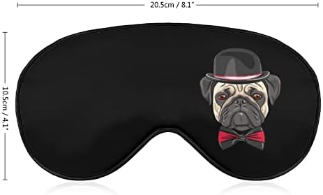 Luta de máscara de olho para dormir cachorro fofo bloqueando luzes vendidas com cinta ajustável para tirar uma