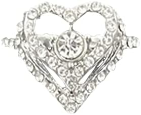 2023 Novo agulha prateada Survento espumante Brincos de rubor do coração de um cristal de cristal Brincos de jóias da moda da moda de jóias do amor de diamantes Diamo