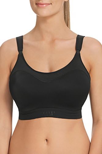 Berlei Women's SF4 Extreme Impact Contour UnderWire Sports Bra Ultimate Performance Crop Top, White,