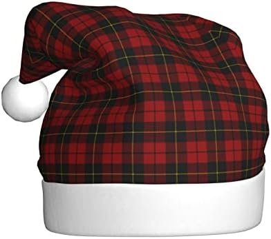 Chapéu de natal, chapéu de natal de pelúcia engraçado para adultos unissex suprimentos de festa de férias de