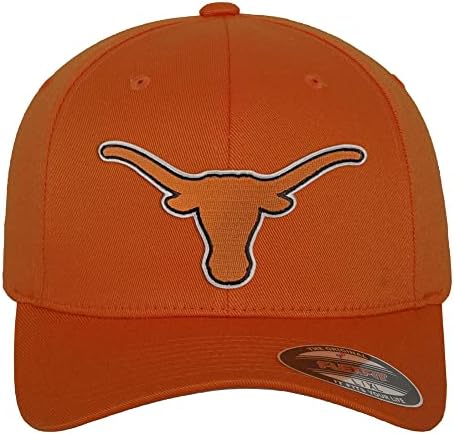 A Universidade do Texas licenciou oficialmente o Texas Longhorns Logo Flexfit Baseball Cap