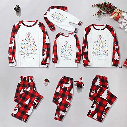 Pijamas familiares combinando, Natal de roupas de sono de Natal Conjunto de pijamas de pm pijamas de família combinando pijama de Natal set para família
