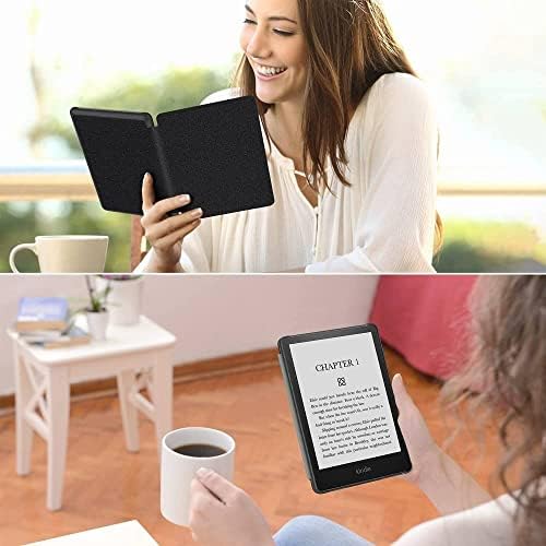 Kindle Paperwhite 5 11ª geração 6.8 polegadas Tabela de tecido Kindle Paperwhite 2021 Tampa inteligente magnética