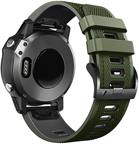 DJDLFA 22 26mm para Garmin Fenix6 6S 6x Pro Smart Watch Strap Silicone Band Fenix ​​5x 5 Plus Forerunner935 945 Strap de liberação rápida Enduro