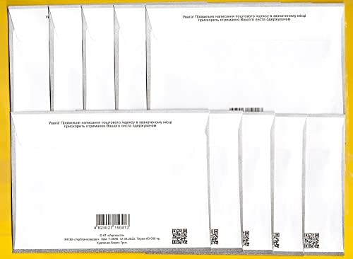 Navio da Ucrânia 2022, conjunto colecionável de 10 capas raras, postagem de papelaria, primeira