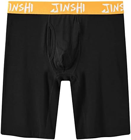 Cueca de roupas íntimas masculinas de Jinshi Men Legal de pernas longas Segunda 8 -9 Boxer de performance