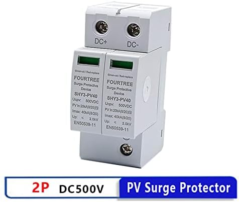 Mamz PV Surge Protector 2p 500VDC Device de dispositivo SPD Sistema de energia solar Sistema