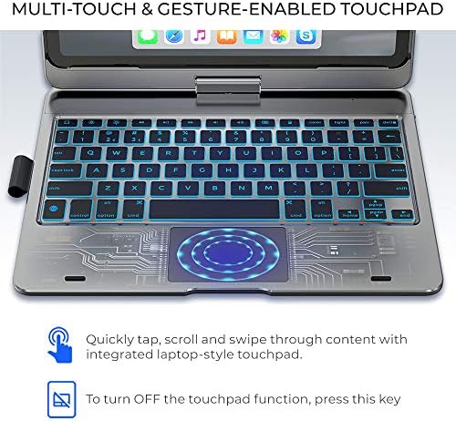 TIPAS Touch iPad Pro 11 Caso 2020 com teclado, Touchpad - Magic Keyboard Style, Compatível com Apple lápis, trackpad e teclas de retroiluminação inteligente, teclado para iPad 11 Pro 2020