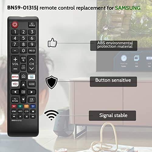 BN59-01315J Novo controle remoto para Samsung TV Remote Compatible para Samsung LED LCD QLED 4K 8K UHD 3D HDTV