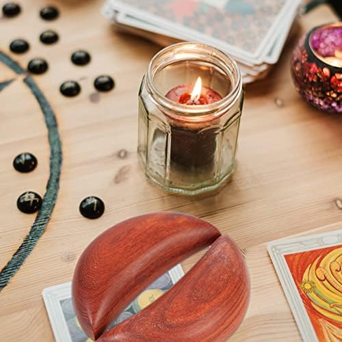 Veemoon 10 PCs Wooden Taoist Witch Cosplay Ornamento Espiritual Chinês Shui Lua Respostas Retro Acessórios