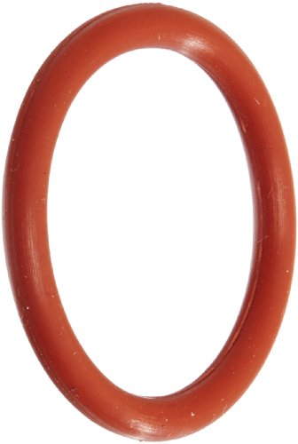 254 Silicone O-ring, 70a Durômetro, vermelho, 5-1/2 ID, 5-3/4 OD, 1/8 Largura