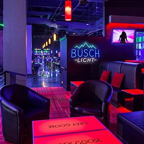 Jfllamp Busch Light Neon Sinais para Decoração de Parede Luzes de Néon para Decoração de Parede Luzes de Néon