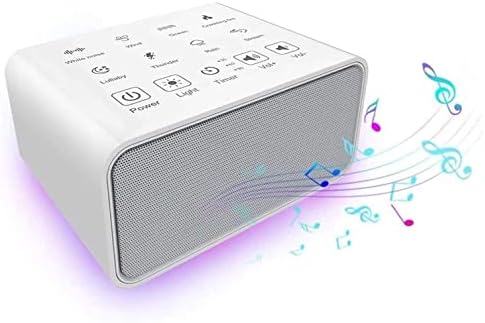 Jaosha White Noise Machine-Terapia portátil de sono de máquina de som com 8 sons calmantes naturais, função de memória, temporizador automático para adultos que as crianças viajam
