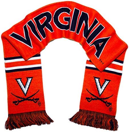 Lenços de tradição Virginia Cavaliers Sconhef - UVA Orange 2020 tricotado