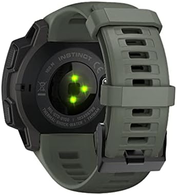 UMCNVV Silicone Strap Redunda rápida Banda de relógio de reposição para Garmin Instinct Watch 22mm wirstband
