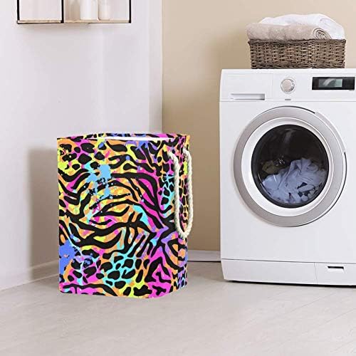 Indomer Neon Animal Mix 300D Oxford PVC Roupas à prova d'água cesto de roupa grande para cobertores