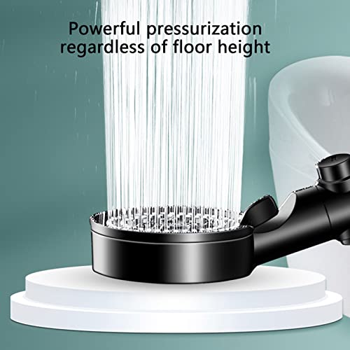 Cabeça de chuveiro com 5 modos de spray - chuveiro de mão de alta pressão com filtro de carbono - Cabeça