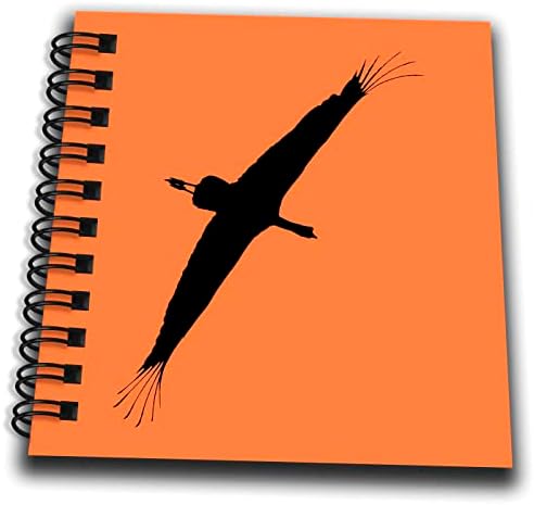 3drose stork vector bird vôo silhueta preta - livros de desenho