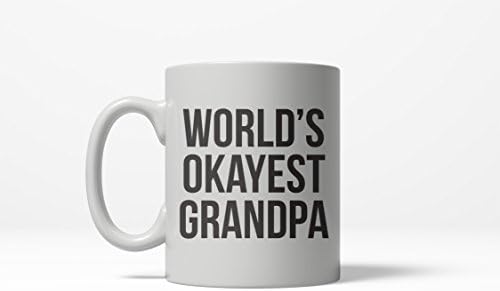 Crazy Dog T-shirts Worlds Okrest Grandpa membro engraçado da família Ceramic Coffee bebendo caneca de