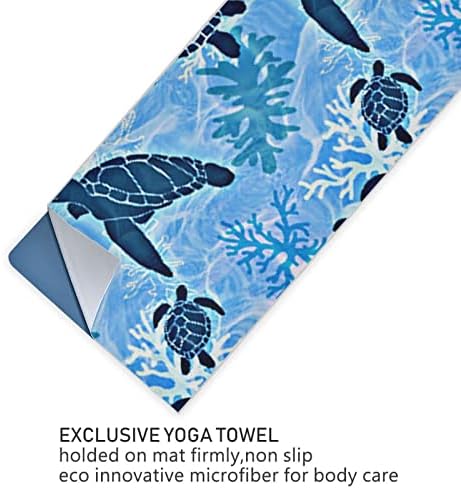 Aunstern Yoga Blanket Save-Sea-Turtle-Blue-Dreams Yoga Towel Yoga Mat Toalha