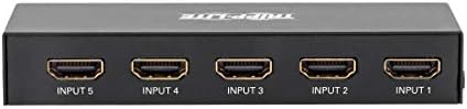 TRIPP LITE HDMI Switch 5 portas para vídeo e áudio 4k x 2k UHD 60 Hz com HDMI remoto 2.0 HDCP 2.edId