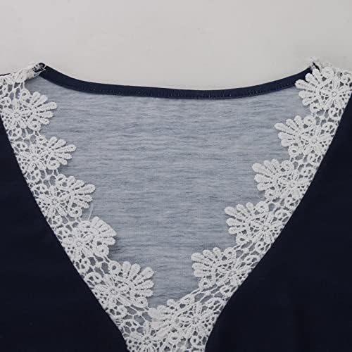 Camiseta blusa para meninas outono verão 2023 manga curta algodão de algodão profundo v pescoço