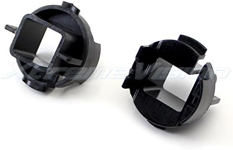 XtreMevição® H7 Hid LED Bulbo Adapter Retentor para instalação do farol para Hyundai: Elantra, Mistra, New Azera,