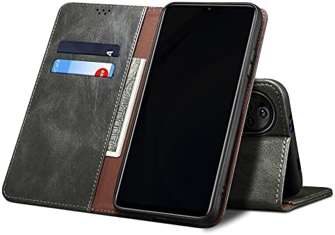 Capa de capa de telefone compatível com a huawei p50, capa de carteira de 2 em 1 em 1 com suporte de cartão,