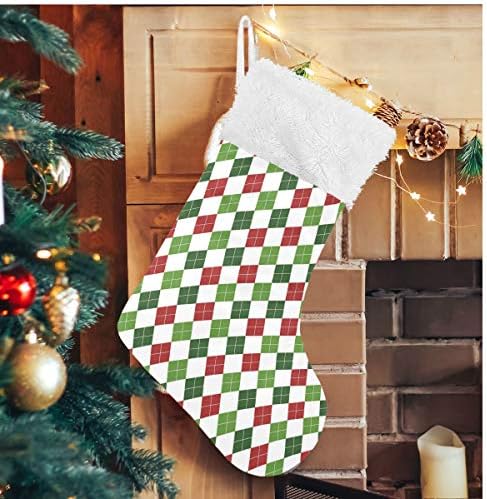 Meias de natal alaza clássico personalizado grandes decorações de meia para férias em família decoração de festas