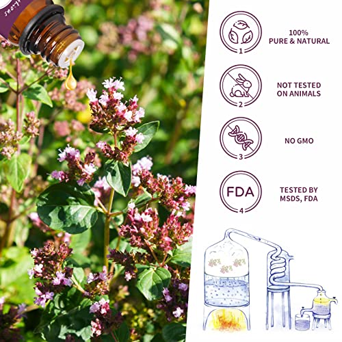 Óleos essenciais de marjoram hethious Óleo de presente puro orgânico 10 ml de óleo essencial para aromaterapia
