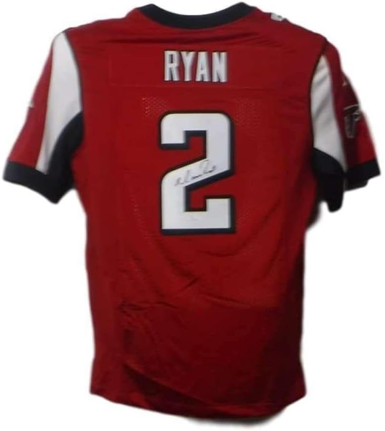 Matt Ryan autografou o Atlanta Falcons Nike Elite 40 Red Jersey JSA 14941 - camisas autografadas da