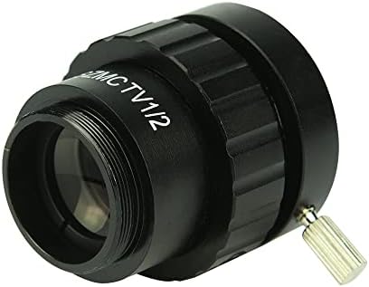 Kit de acessórios para microscópio para adultos 1/3 1/2 1x C Adaptador de montagem Reduzir lente, CTV Conector