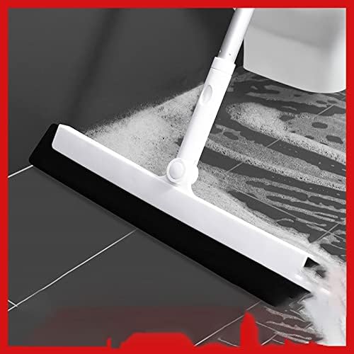 Zukeesb Broom Floor Limpeza Squeegee Telescópico Broom Magic Rotação Não Filosa Vassoura de Poeira para