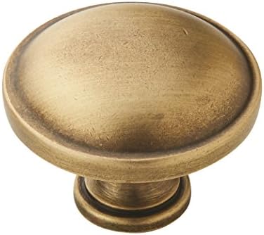 Amerock | Botão do gabinete | Bronze esfregado a óleo | Diâmetro de 1-1/4 polegadas | Herança diária | 1 pacote