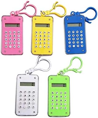 Doitool 5pcs Creative Candy Color ReckoNer Mini Calculadora Simples portátil Matemática Aprendizando