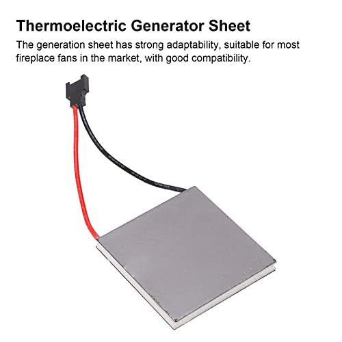 Folha do gerador de ventilador de lareira Alta temperatura Resistência ao calor Power fogão Folha