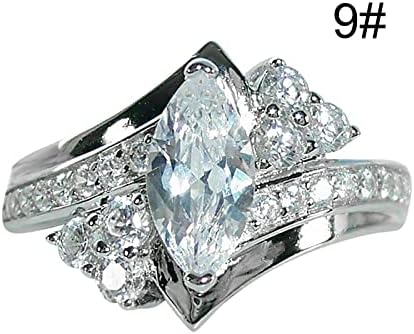 2023 Novo zircon damas anel de joalheria proposta de aniversário presente de noivado de noiva anéis de anel para mulheres rosa