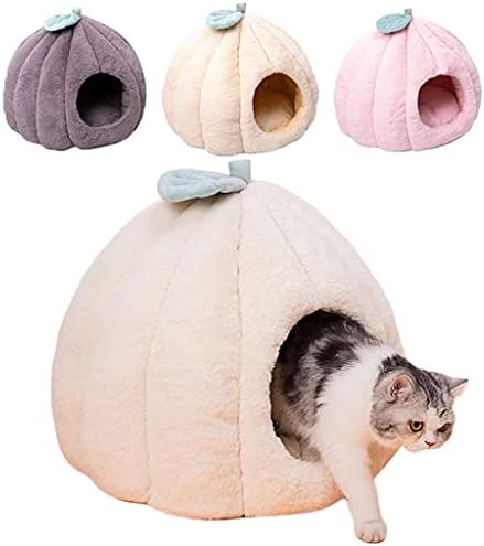 Sxnbh Bed Cats House Chat Puppy Nest With Mat Pet Sleep Sleep Cushion Kitten Cave Kennel Mattress