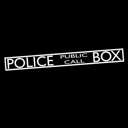 Polícia Cabeça Pública Caixa 8 adesivo de vinil decalque